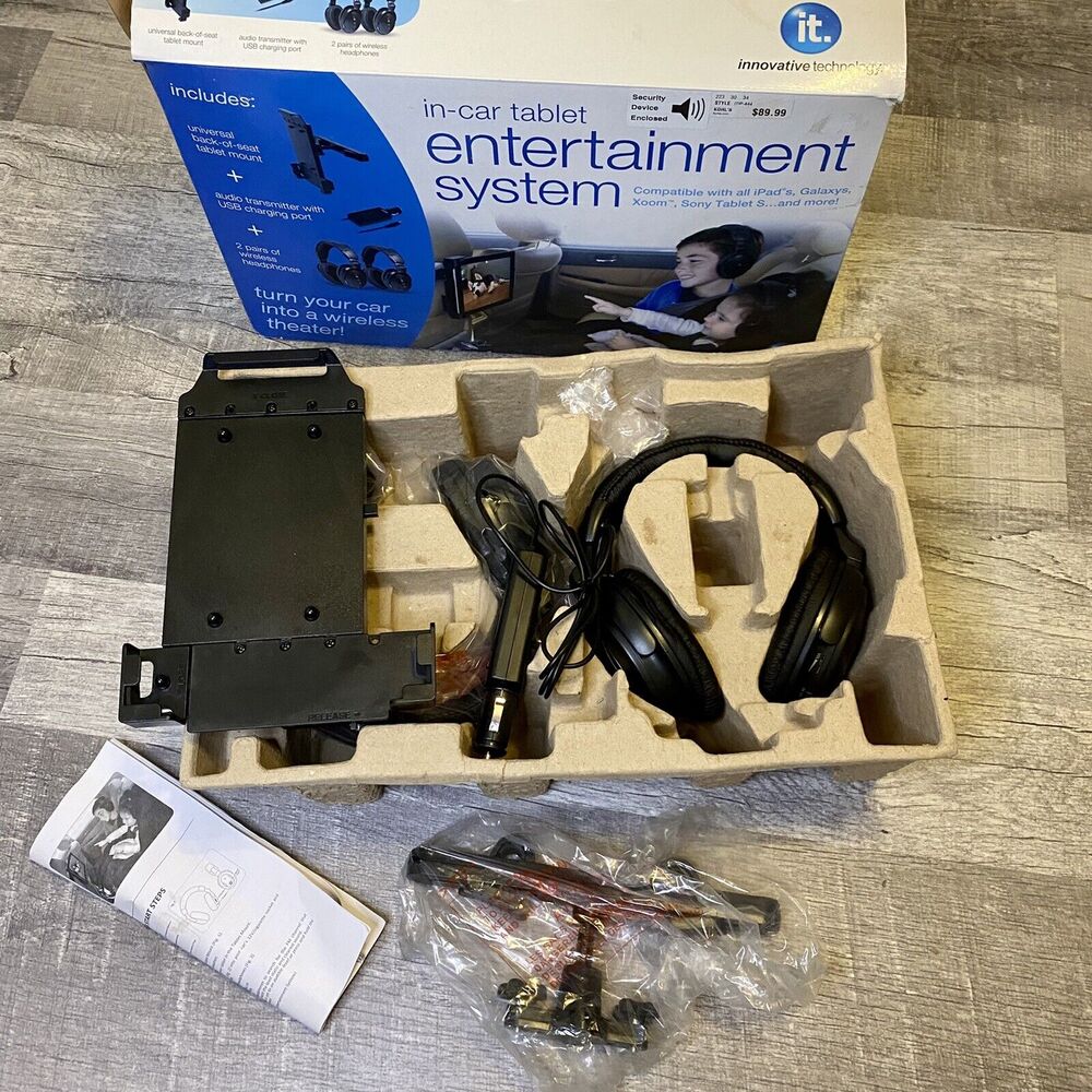 Innovative Technology ITIP-444 In-Car Tablet Entertainment System - NEW (Opened)